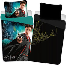 Lade das Bild in den Galerie-Viewer, Harry Potter Dekbedovertrek - Glow in The Dark - 140 x 200 cm + 70 x 90 cm
