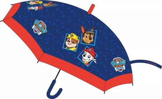 Paw Patrol met Chase, Mashall en Rubble kinderparaplu Ø68