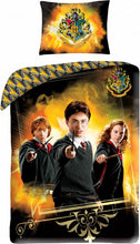 Load image into Gallery viewer, Harry Potter Dekbedovertrek Harry&amp;Ron&amp;Hermione - 140 x 200 cm + 70 x 90 cm
