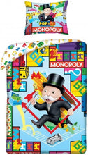 Afbeelding in Gallery-weergave laden, Monopoly Dekbedovertrek - 140 x 200 cm + 70 x 90 cm
