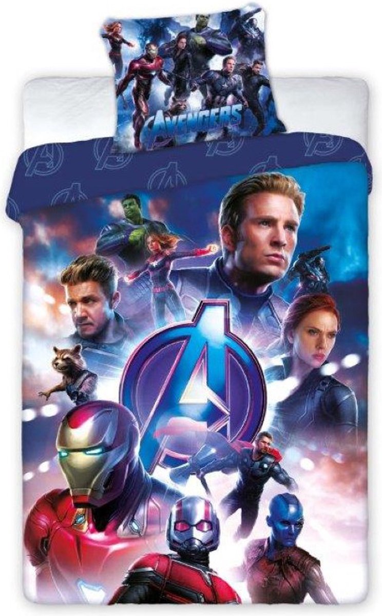 Marvel Avengers, Assemble - Dekbedovertrek - Eenpersoons - 140 x 200 cm - Katoen